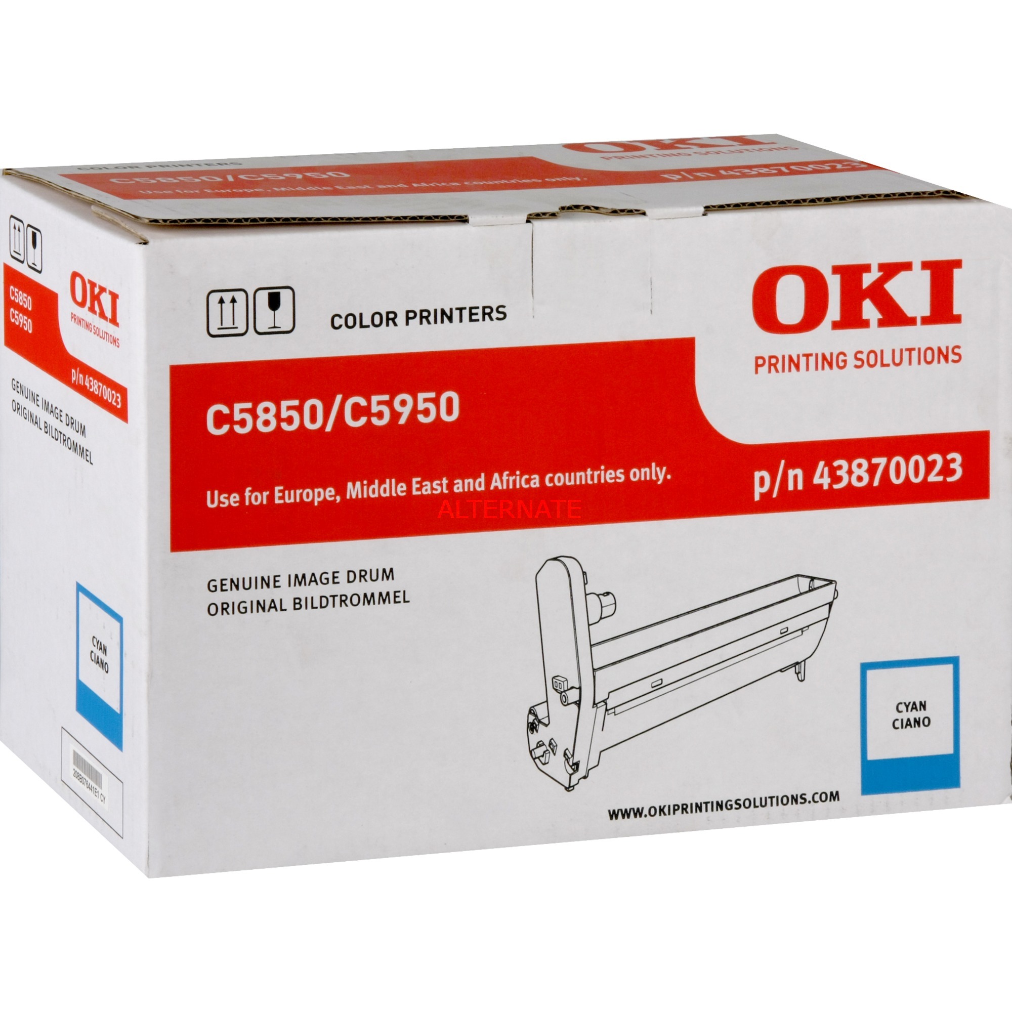 OKI Bildtrommeleinheit Cyan 43870023 | 05031713040194 OKI Bildtrommeleinheit Cyan 43870023 | 05031713040194