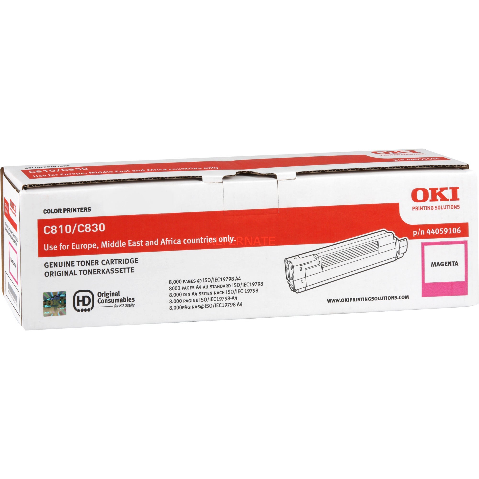OKI Toner Magenta 44059106 | 05031713043522 OKI Toner Magenta 44059106 | 05031713043522