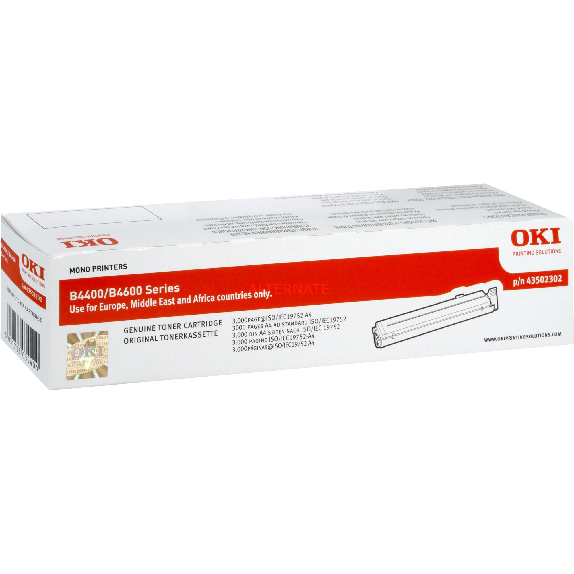 OKI Toner Schwarz 43502302 | 05031713035404 OKI Toner Schwarz 43502302 | 05031713035404