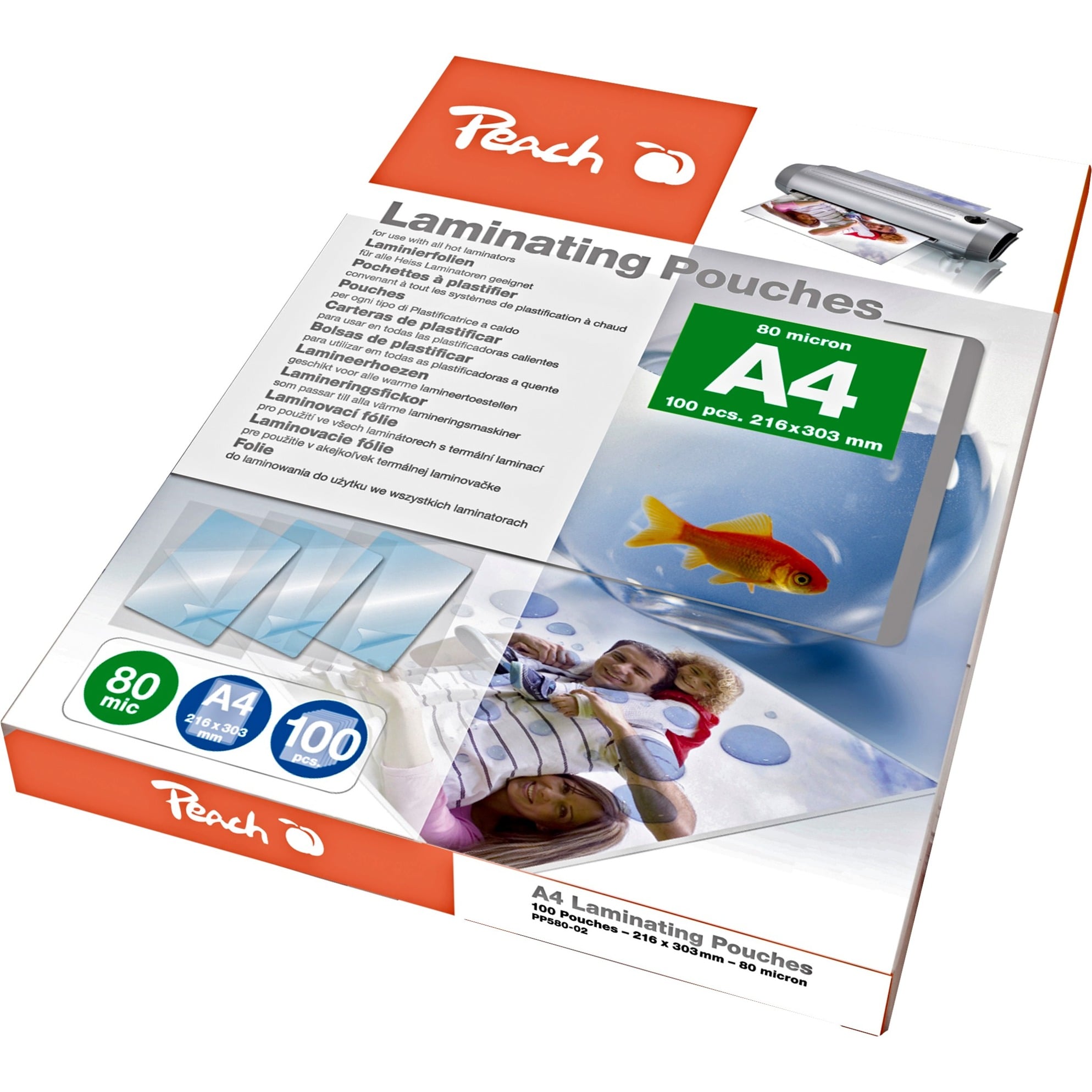 Laminierfolie A4 80mic PP580-02, Folien