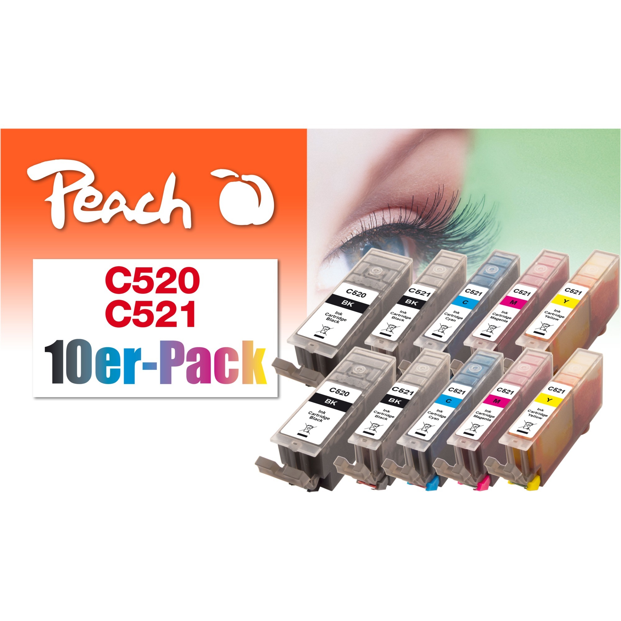 Peach Tinte PI100-308 (10er-Pack) | 07640173432258 Peach Tinte PI100-308 (10er-Pack) | 07640173432258