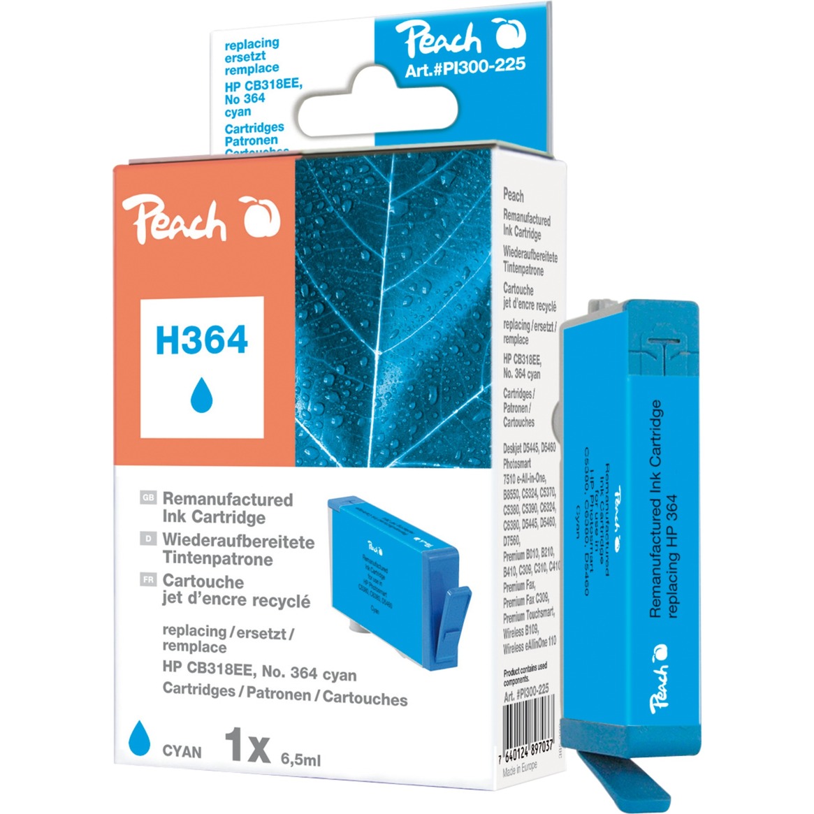 Peach Tinte cyan CB318EE/Nr. 364 | 07640124897037 Peach Tinte cyan CB318EE/Nr. 364 | 07640124897037