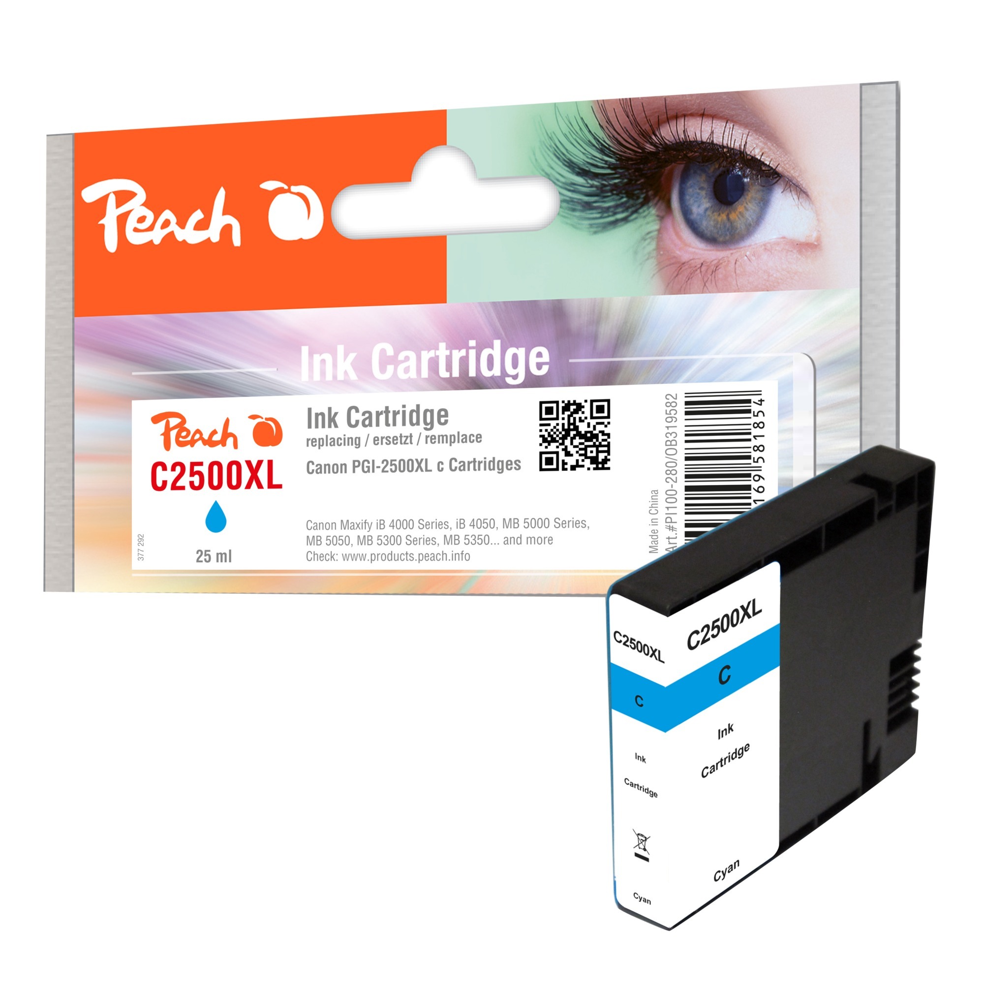Peach Tinte cyan PI100-280 | 07640169581854 Peach Tinte cyan PI100-280 | 07640169581854