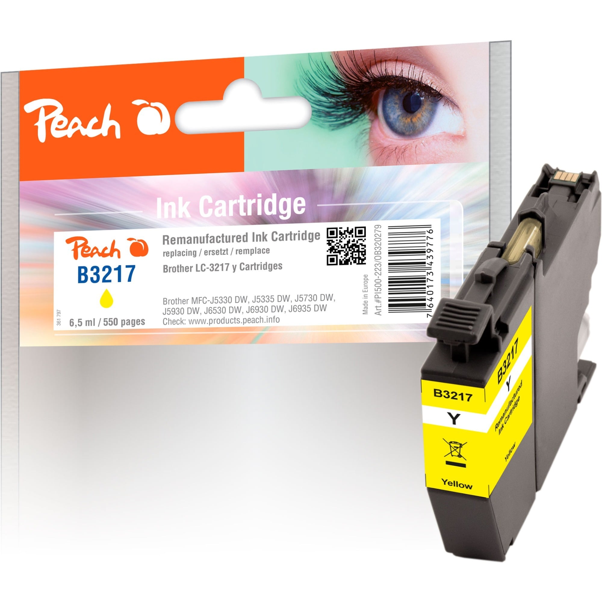 Tinte gelb PI500-223