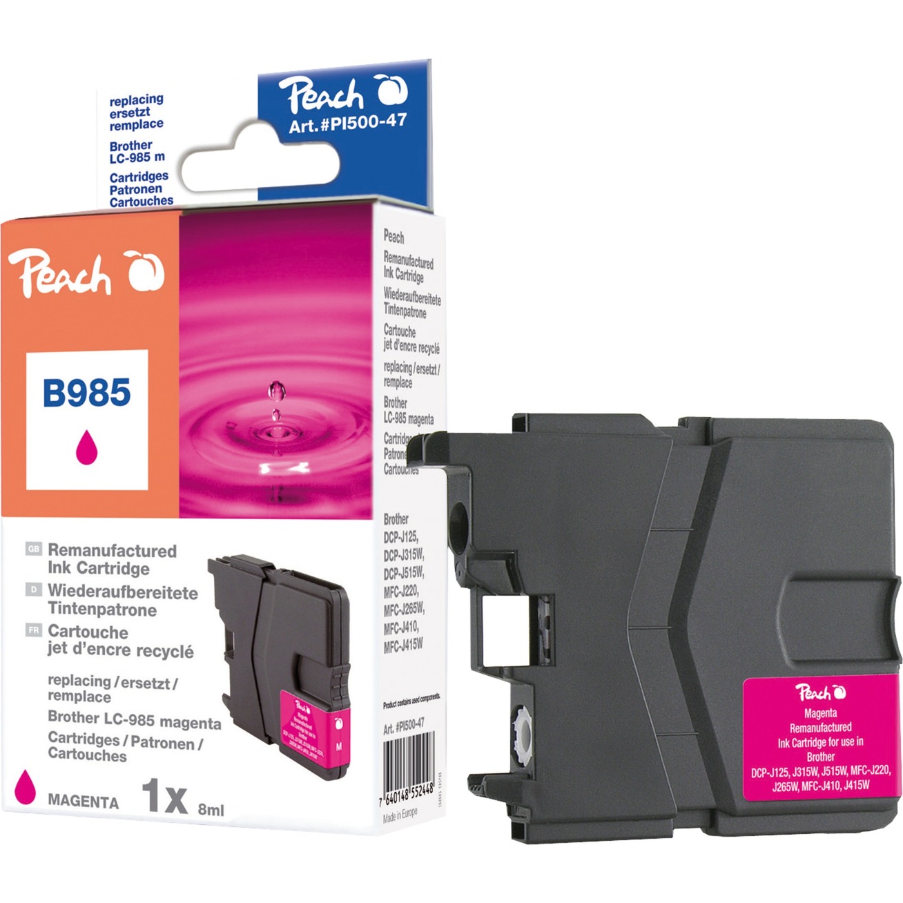 Peach Tinte magenta PI500-47 | 07640148552448 Peach Tinte magenta PI500-47 | 07640148552448