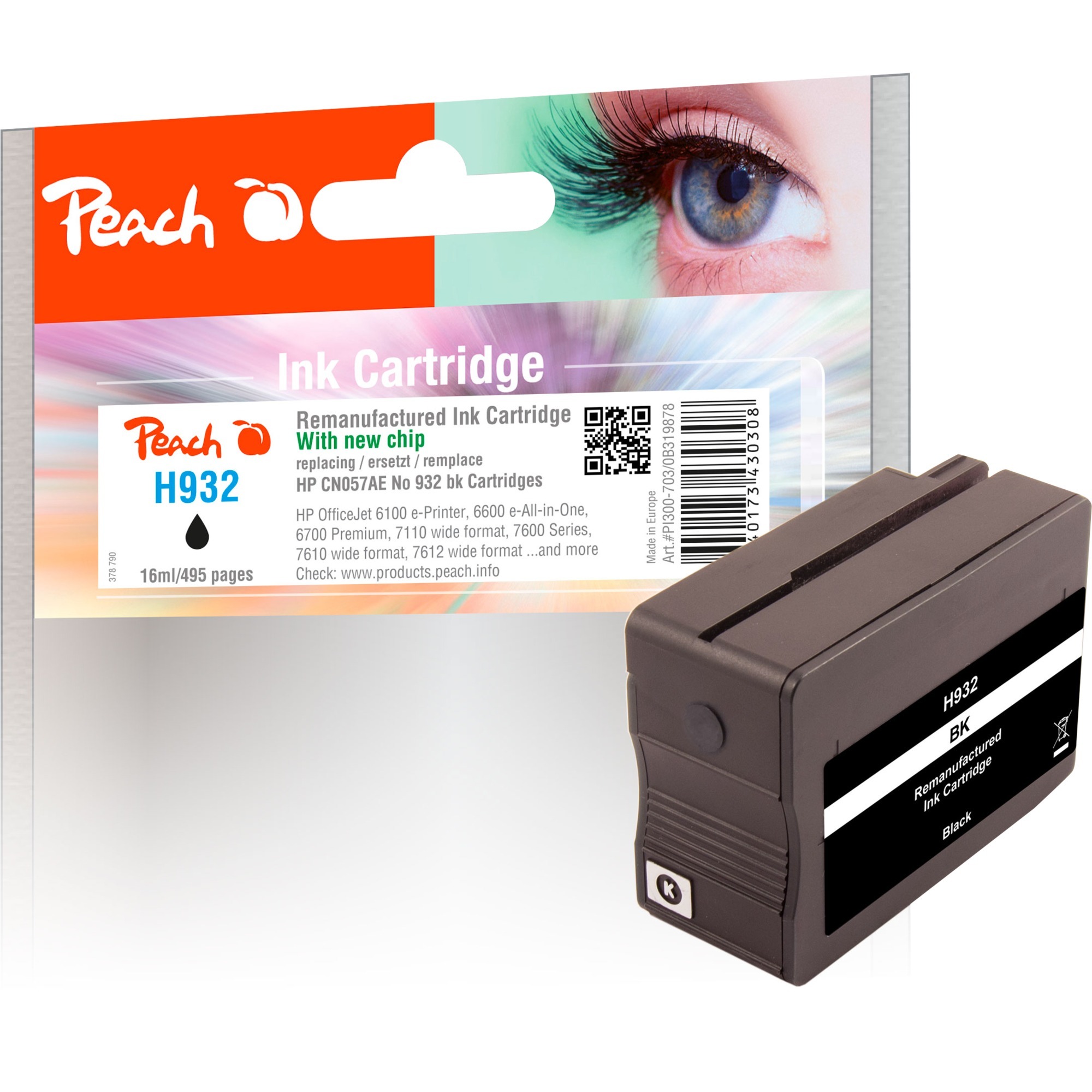 Peach Tinte schwarz Nr. 932 | 07640173430308 Peach Tinte schwarz Nr. 932 | 07640173430308