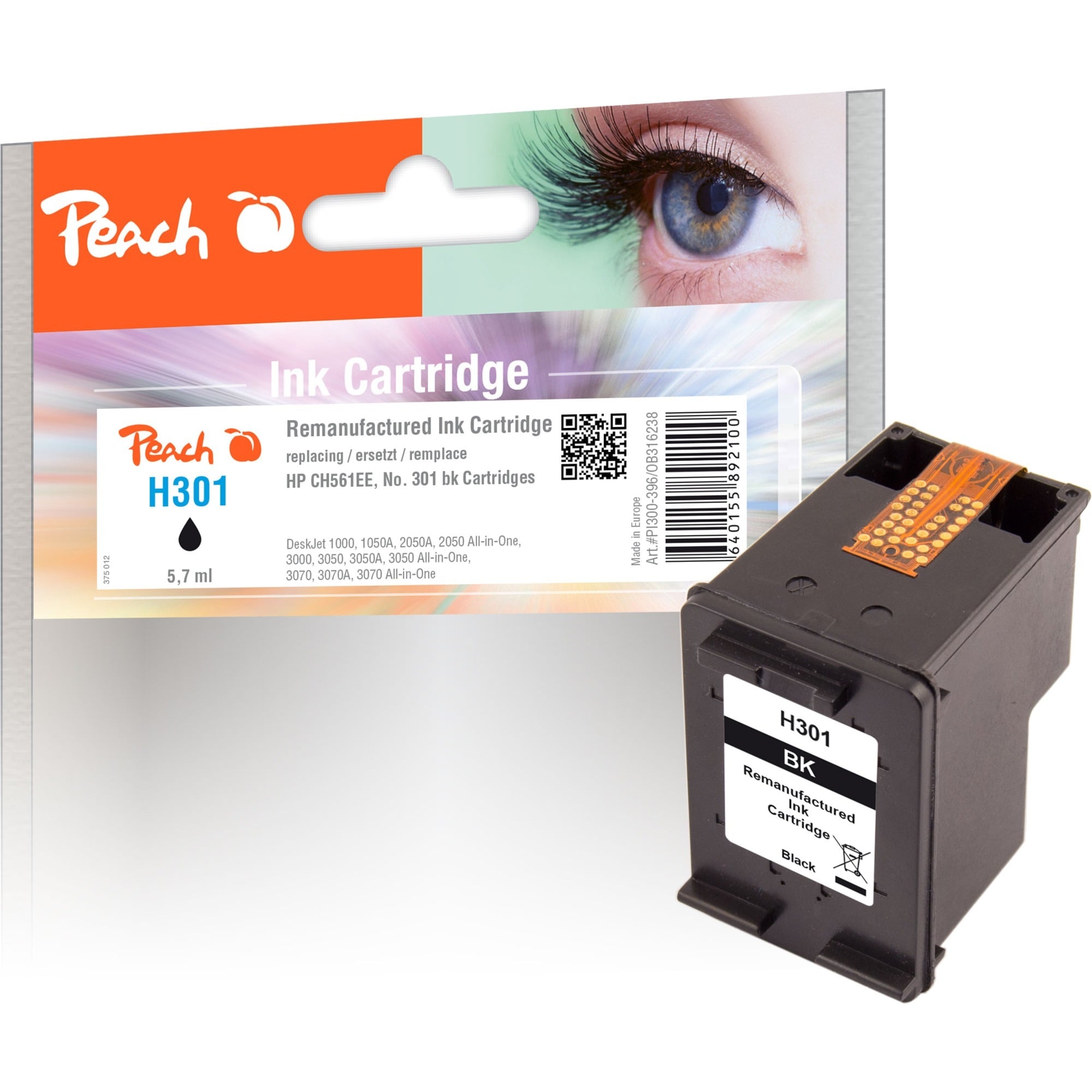 Tinte schwarz PI300-396