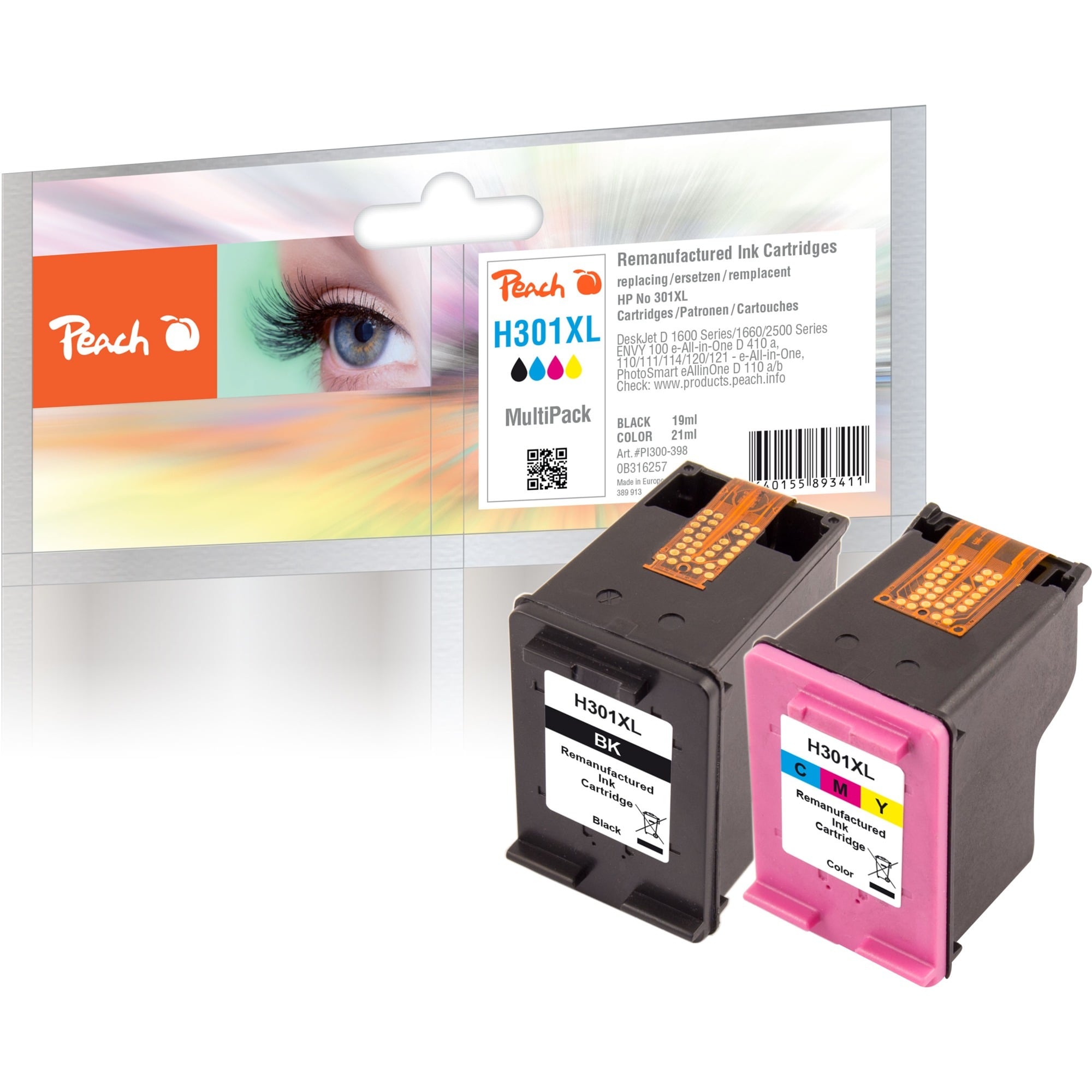 Tinte schwarz + color PI300-399
