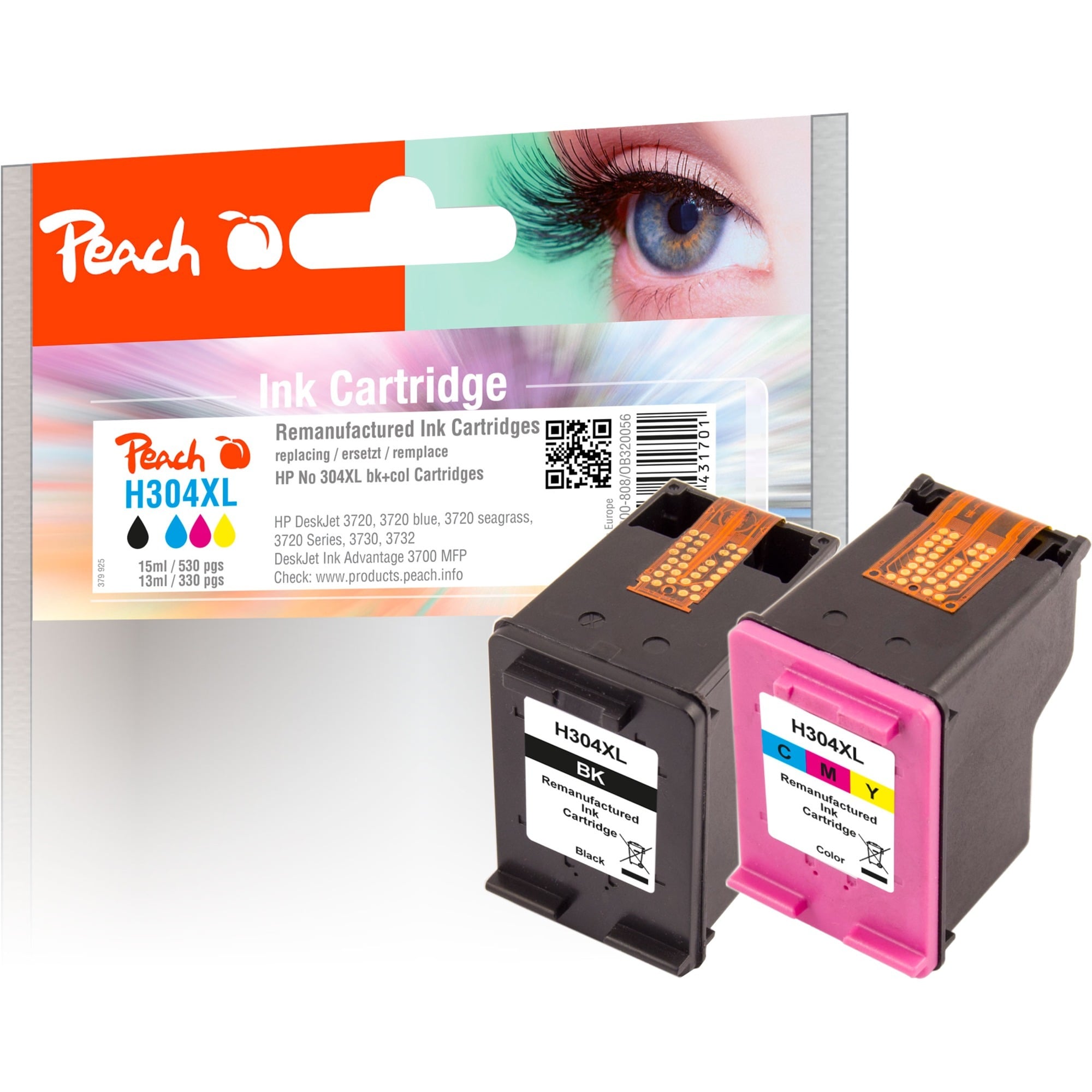 Tinte schwarz + color PI300-808
