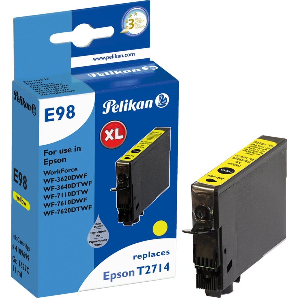 Pelikan Tinte Gelb 4109699 (E98) | 04018474109699 Pelikan Tinte Gelb 4109699 (E98) | 04018474109699