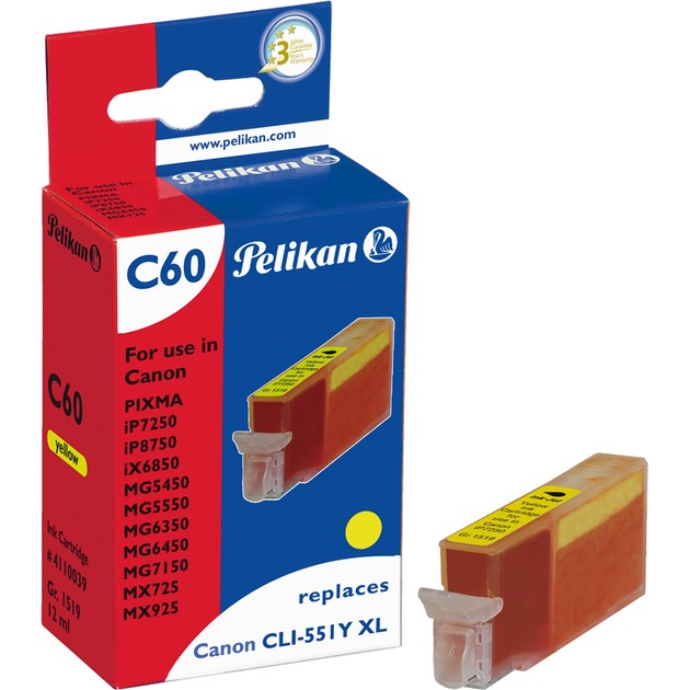 Pelikan Tinte gelb C60 (4110039) | 04018474110039 Pelikan Tinte gelb C60 (4110039) | 04018474110039