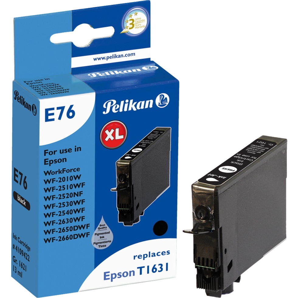 Pelikan Tinte schwarz E76 (4109422) | 04018474109422 Pelikan Tinte schwarz E76 (4109422) | 04018474109422