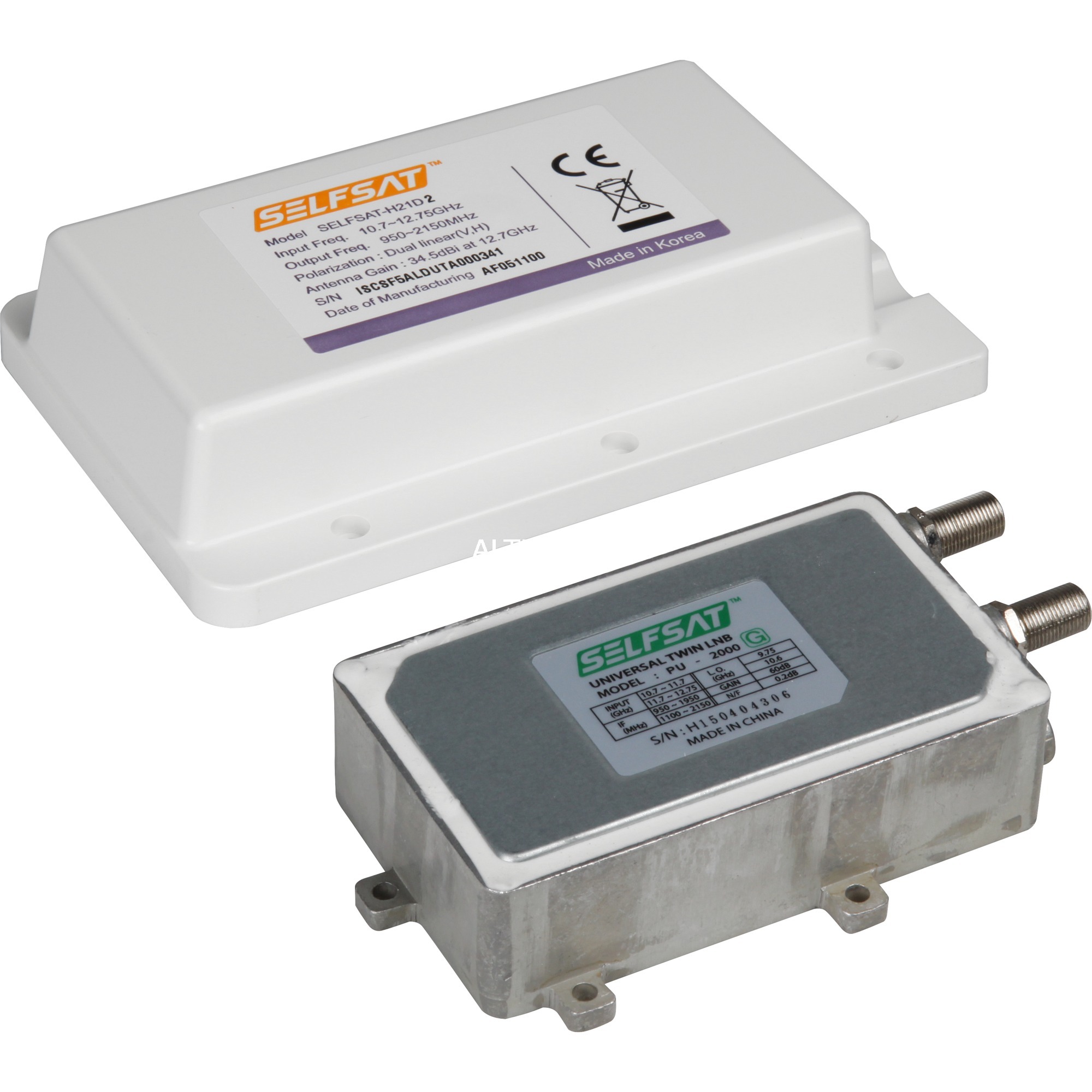Selfsat LDU2 Twin LNB | 03700433800167 Selfsat LDU2 Twin LNB | 03700433800167