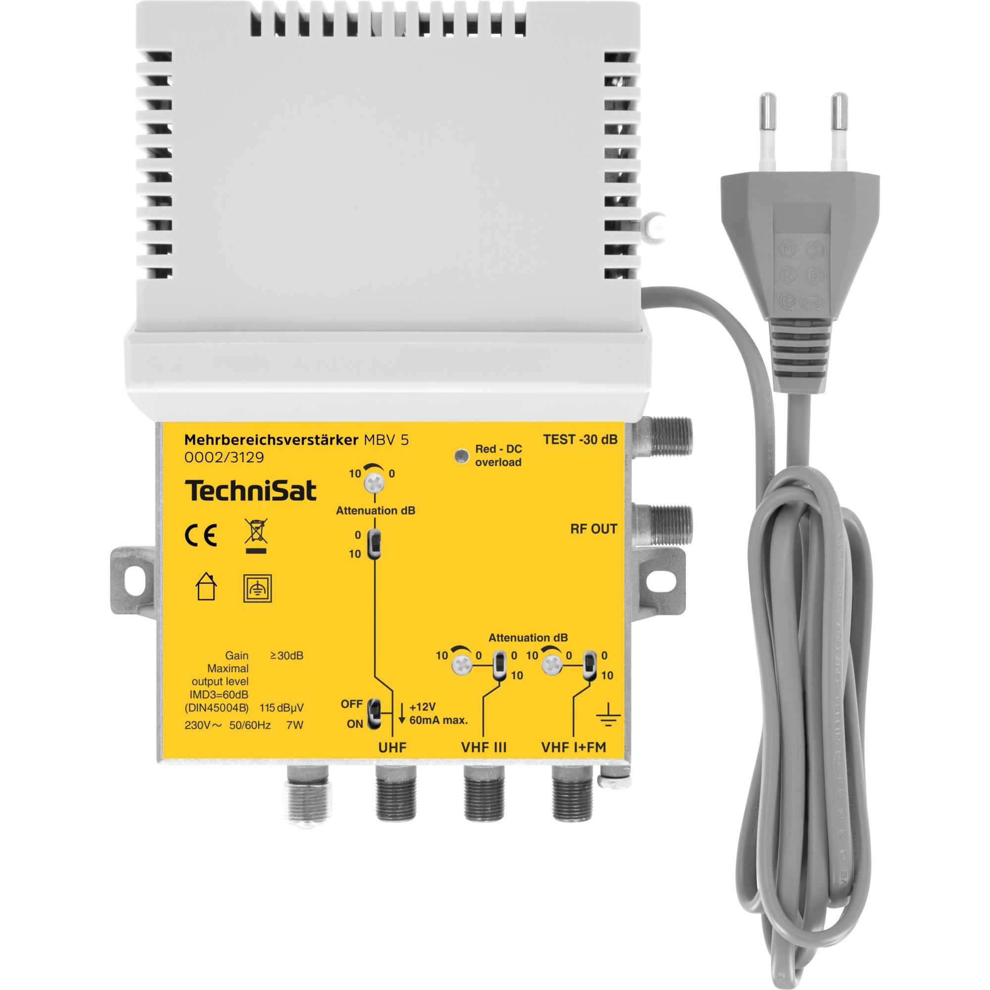 Technisat Mehrbereichsverstärker MBV 5 | 04019588231290 Technisat Mehrbereichsverstärker MBV 5 | 04019588231290
