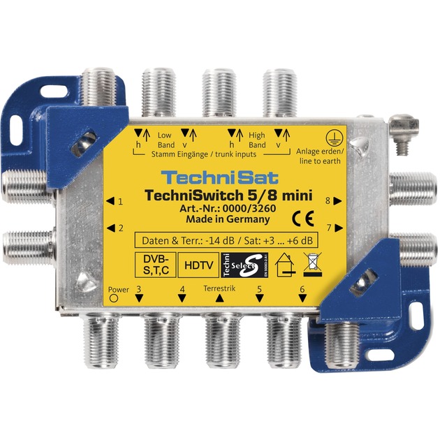 Technisat TechniSwitch 5/8 mini, Multischalter | 04019588032606 Technisat TechniSwitch 5/8 mini, Multischalter | 04019588032606