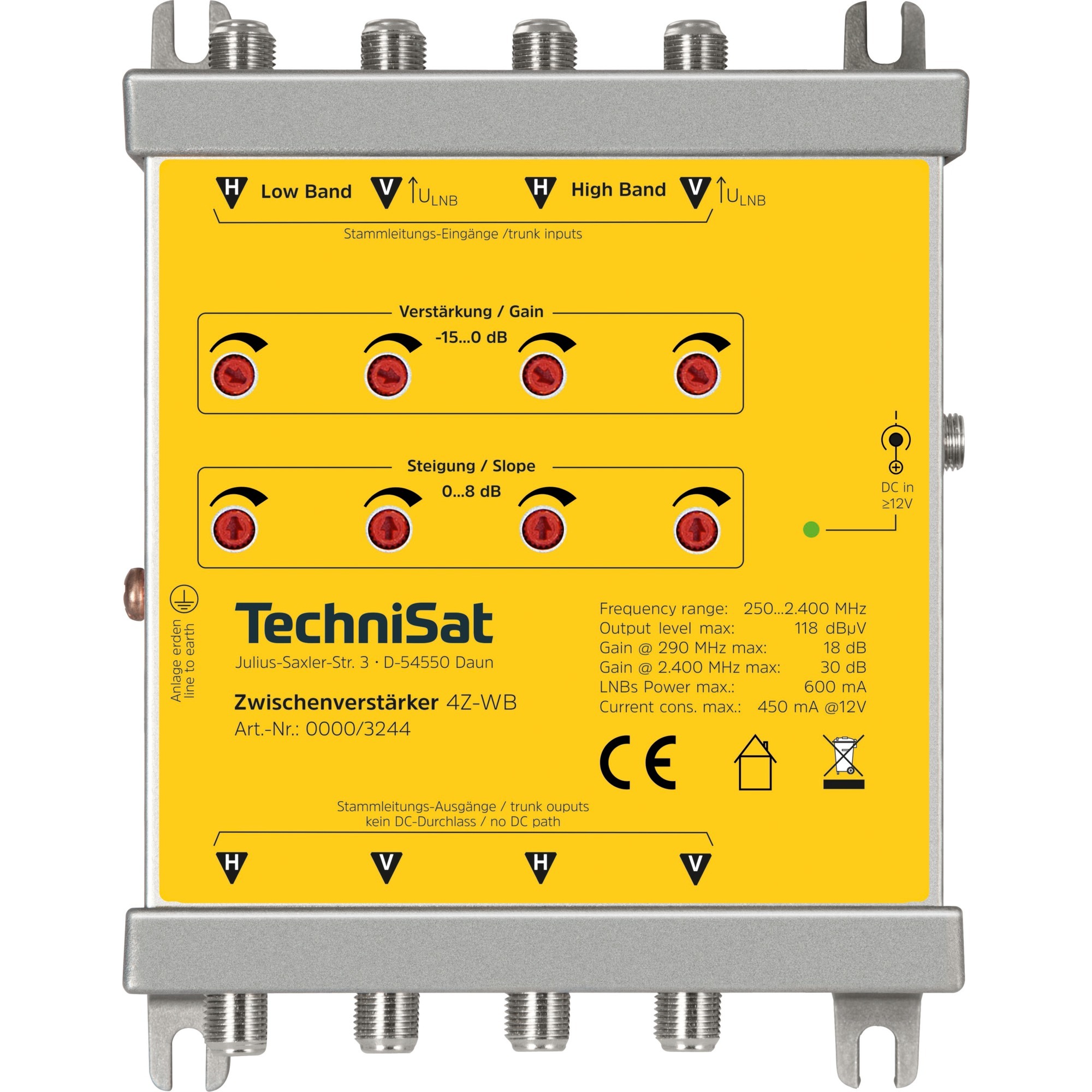 Technisat Zwischenverstärker 4Z-WB | 04019588032446 Technisat Zwischenverstärker 4Z-WB | 04019588032446