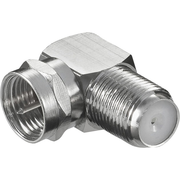 Goobay 90°-Winkel-Adapter F-Stecker auf F-Kupplung | 04040849113901