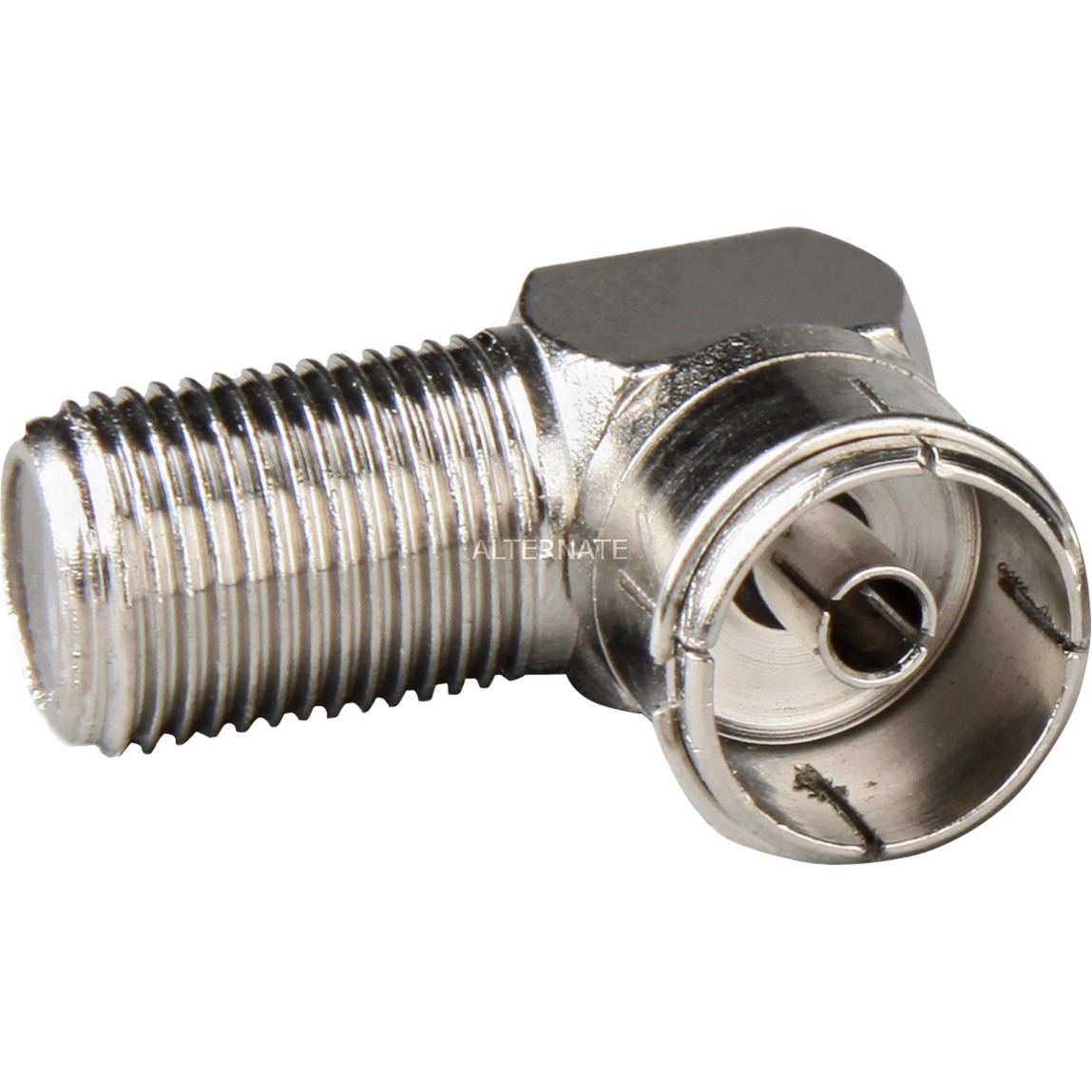 Goobay Adapter Koaxial Buchse > F-Buchse 90° | 04040849122378