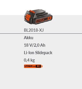 Akku BL2018ST-XJ, 18Volt 2Ah (F5) Akku BL2018ST-XJ, 18Volt 2Ah (F5)