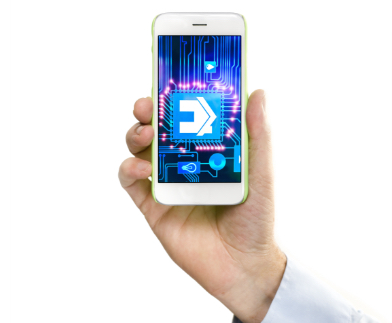 Hand mit Smartphone Hand mit Smartphone