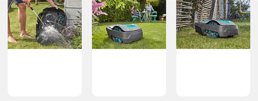 Mährobotor sind bei jedem Wetter einsatzfähig Mährobotor sind bei jedem Wetter einsatzfähig