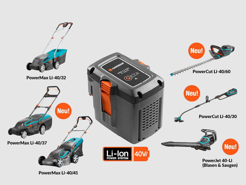 40V - Akku System 40V - Akku System