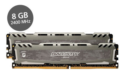 DIMM 8GB DDR4-2400 Kit, Arbeitsspeicher DIMM 8GB DDR4-2400 Kit, Arbeitsspeicher