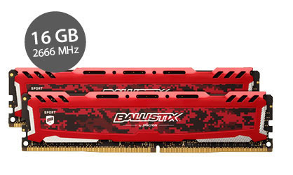 DIMM 16 GB DDR4-2666 Kit, Arbeitsspeicher DIMM 16 GB DDR4-2666 Kit, Arbeitsspeicher