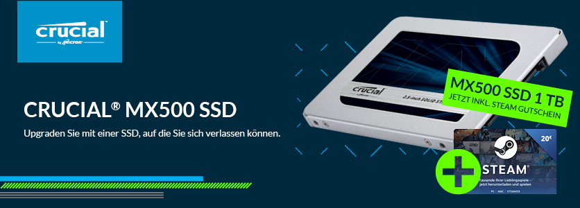 NEU: Crucial MX500 SSD NEU: Crucial MX500 SSD