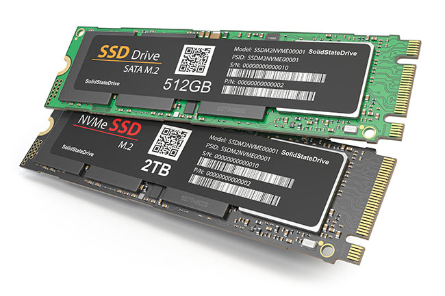 M.2-SATA-SSD und M.2-NVMe-SSD im direkten Vergleich
