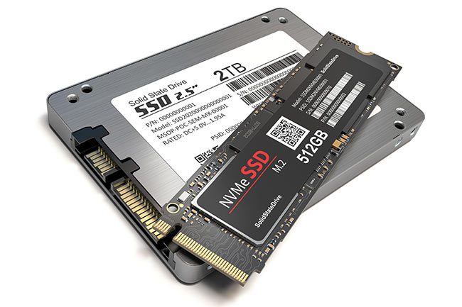 2,5-Zoll-SATA-SSD und M.2-NVMe-SSD im Vergleich