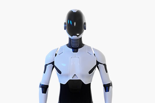 Humanoider Roboter als Beispiel für moderne Robotik