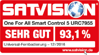 "sehr gut" 12/2016 Satvision