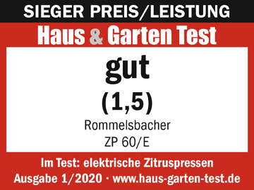"GUT (1,5)" 01/2020 Haus & Garten Test