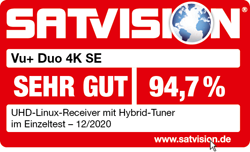 "SEHR GUT (94,7%)" 12/2020 SatVision