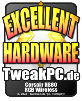 "Excellent Hardware" 08/2021 TweakPC.de