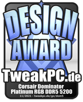 "Design Award" 11/2021 TweakPC.de