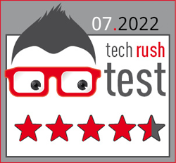 Test 4,5/5 Sternen 07/2022 tech rush