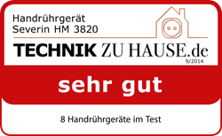 8 Handrührgeräte im Test - sehr gut - 09/2014 Technik zu Hause 