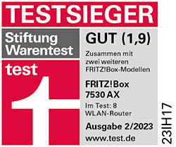 Stiftung Warentest Gut (1,9) Ausgabe 02/2023