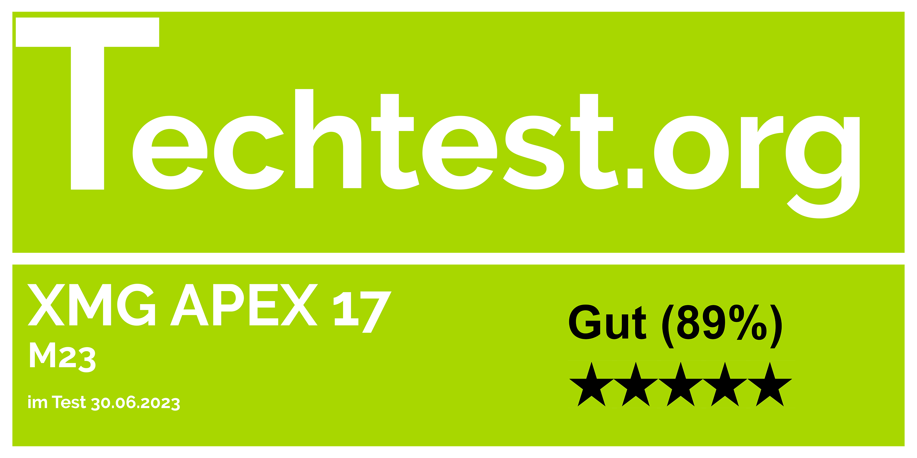Techtest.org, Gut (89%)