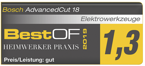"Preis/Leistung: gut (1,3)" 2019 Heimwerker Praxis