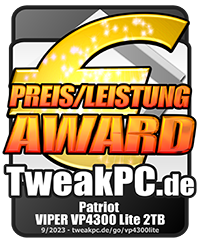 Preis/Leistung Award TweakPC