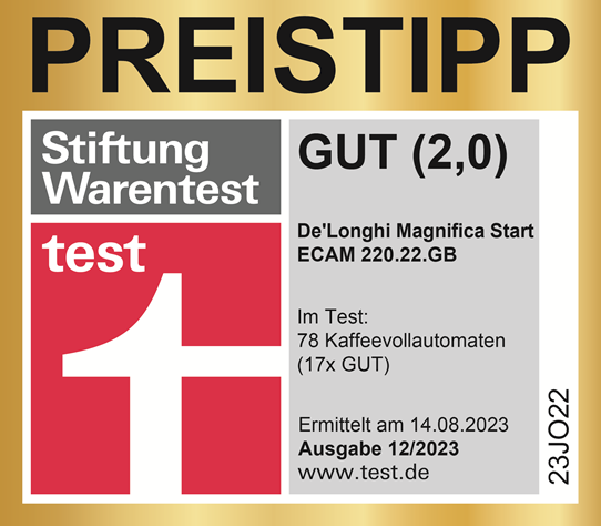 Stiftung Warentest GUT (2,0)