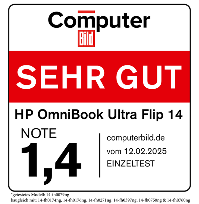 Computer Bild Test sehr gut 1,4