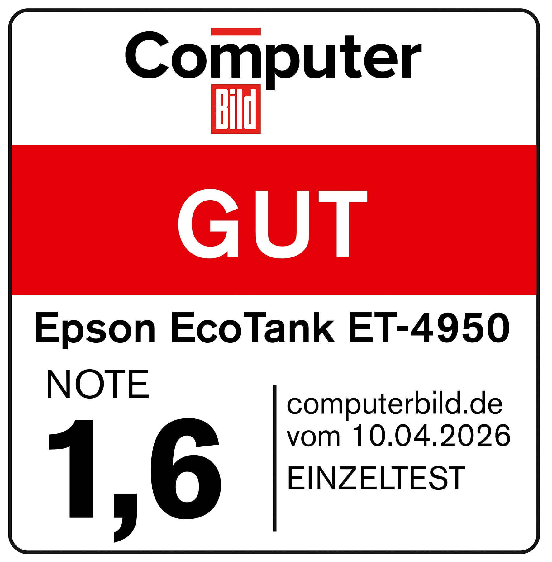 Computer BILD „Gut“