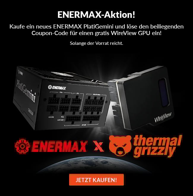 Enermax Gratis Beigabe Aktion