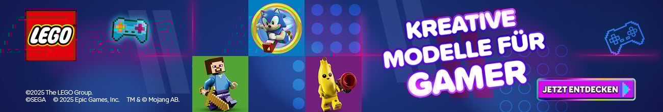 LEGO Gaming Fokus Kampagne Werbemittel