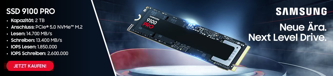 Samsung SSD Stageteaser Start