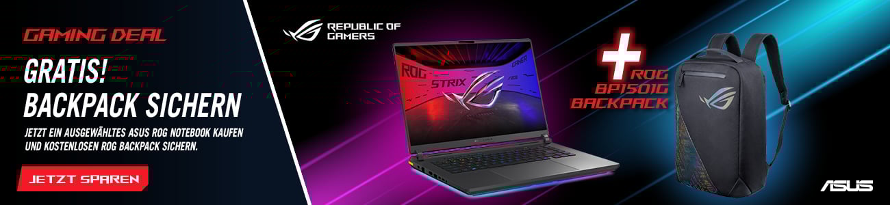 ASUS Bundle Aktion Strix & ROG Rucksäcke